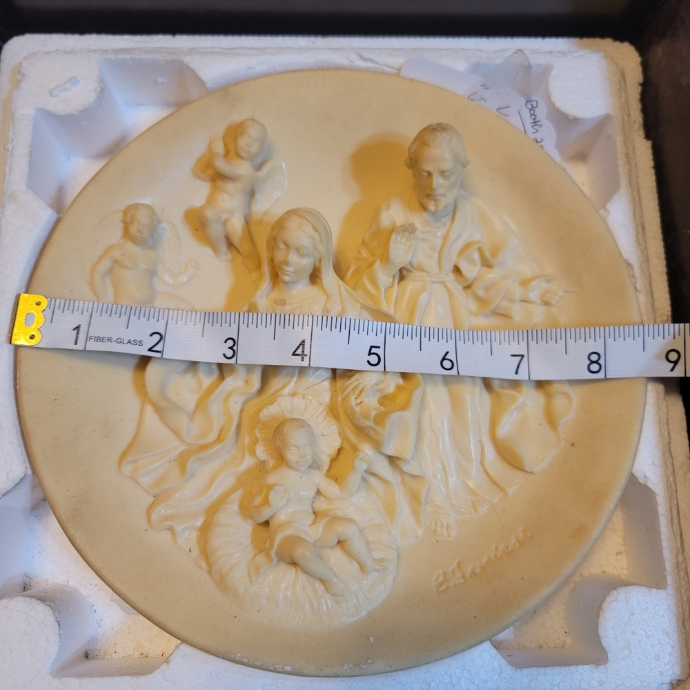 Tuscan Italian Joy to the World Studio Dante di Volteradici plate limited editio